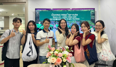 Nâng cao kỹ năng về rác thải nhựa và truyền thông cho các Đại sứ Thanh niên vì môi trường